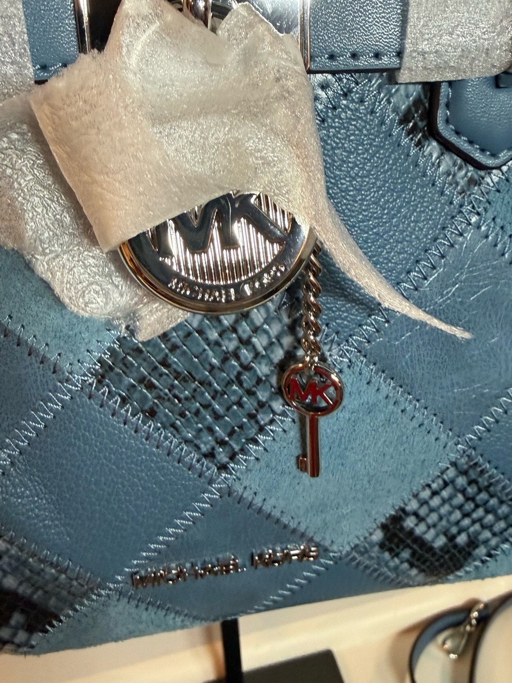 Michael Kors Hamilton Small Patchwork Satchel - Picture 7 of 11
